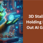 3D Stall Grinch Holding His Hand Out AI Generator