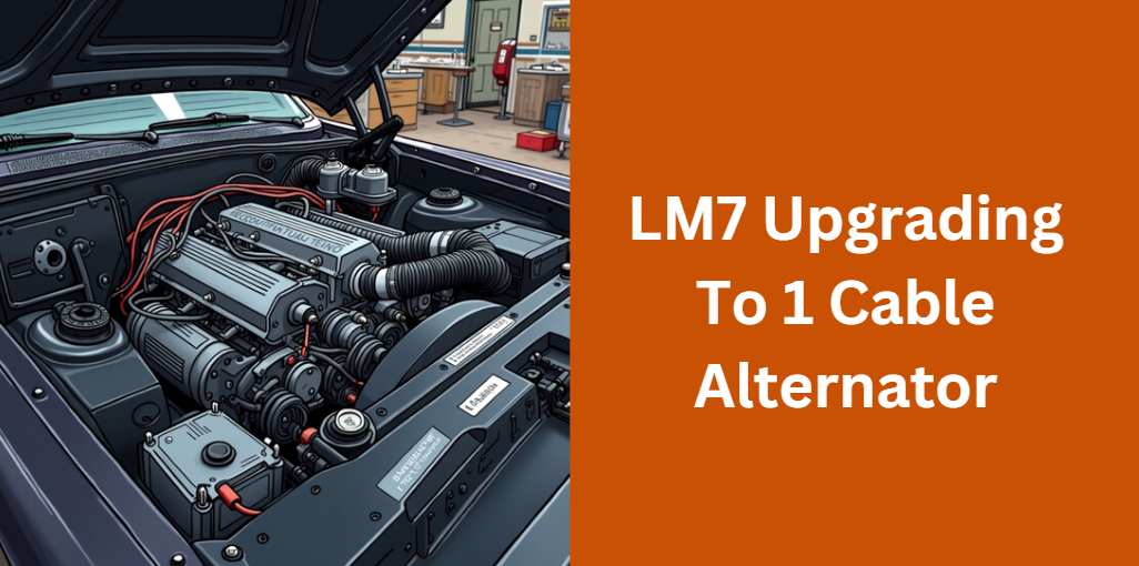 LM7 Upgrading To 1 Cable Alternator