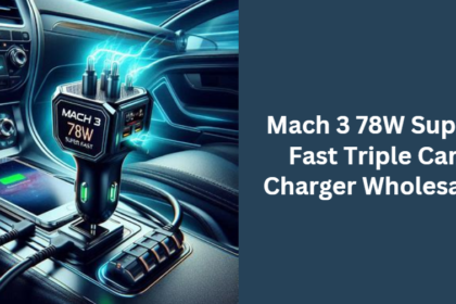 Mach 3 78W Super Fast Triple Car Charger Wholesale