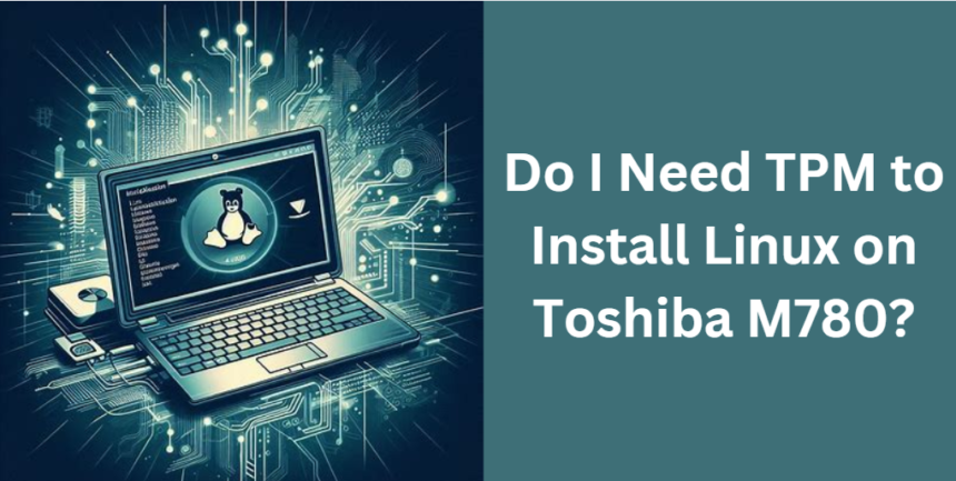 Do I Need TPM to Instal Linux on Toshiba M780?