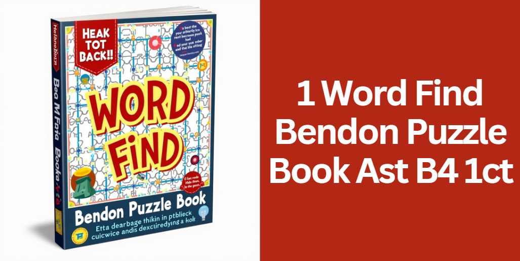 1 Word Find Bendon Puzzle Book Ast B4 1ct