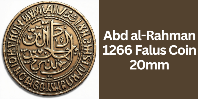 Abd al-Rahman 1266 Falus Coin 20mm