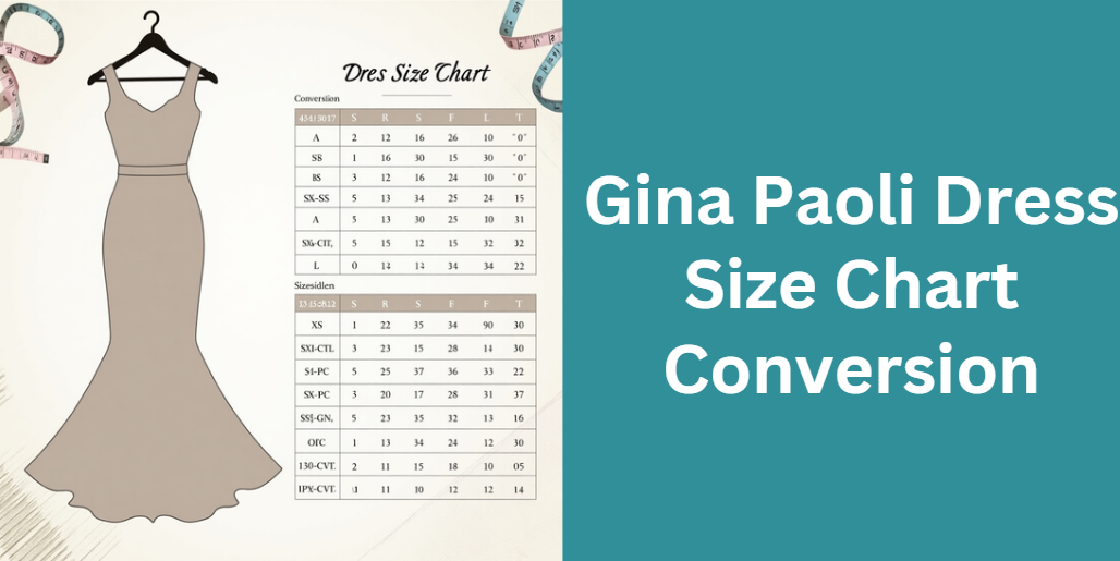 Gina Paoli Dress Size Chart Conversion
