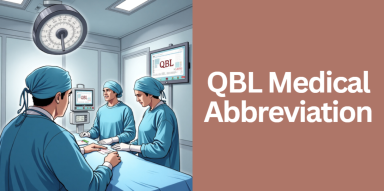 QBL Medical Abbreviation