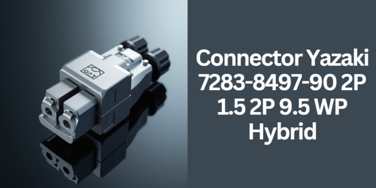 Connector Yazaki 7283-8497-90 2p 1.5 2p 9.5 wp hybrid