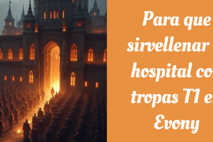Para que sirvellenar el hospital con tropas T1 en Evony